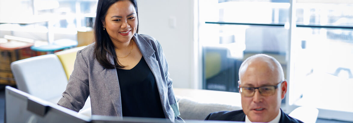Accredited Employer Work Visa Application Women Talking in Office
