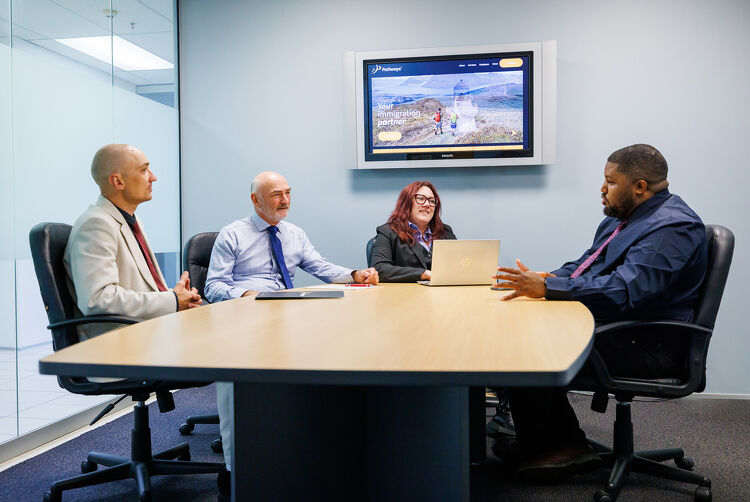 Pathways Team Members in the Office