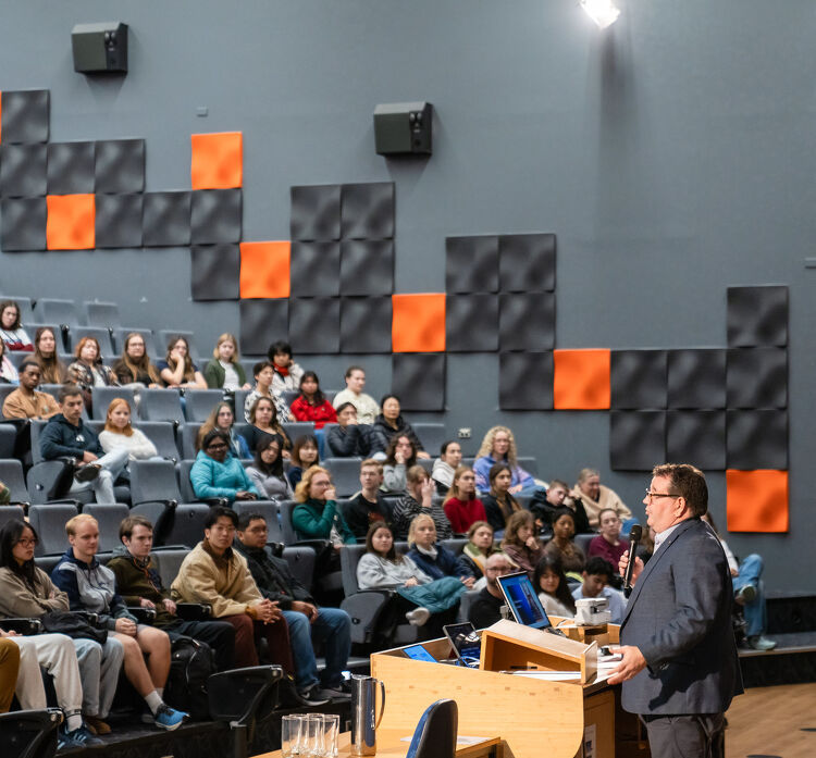 New Zealand Class Session in the St Davids Lecture Theatre University of Otago Dunedin