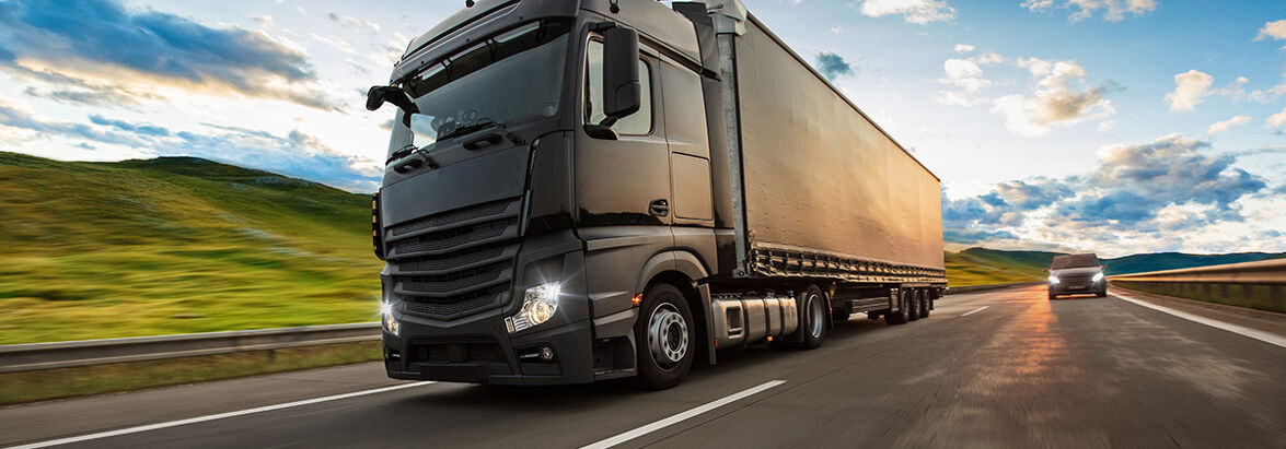 Sector Agreement Pathways Haulage Truck on Motorway