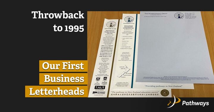 Our First Business Letterheads