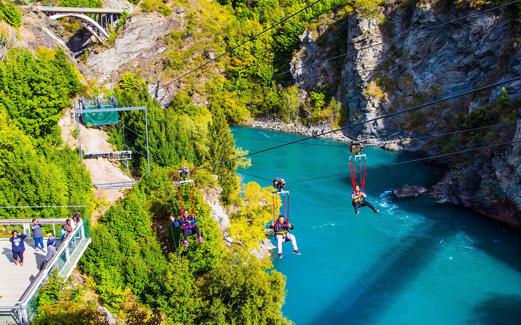 Kawarau Gorge Zipride near Queenstown