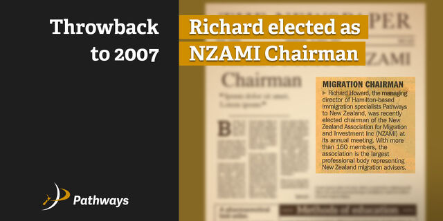 Richard Elected as NZAMI Chairman