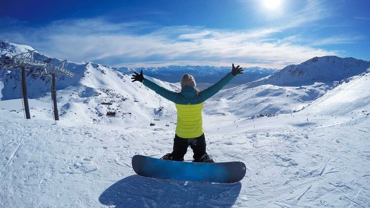Snowboarding in New Zealand